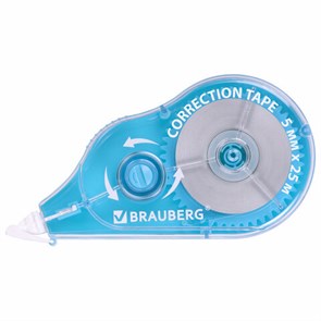 {{photo.Alt || photo.Description || 'Корректирующая лента BRAUBERG MAXI PLUS, 5 мм х 25 м, механизм перемотки, корпус голубой, блистер, 272500'}}