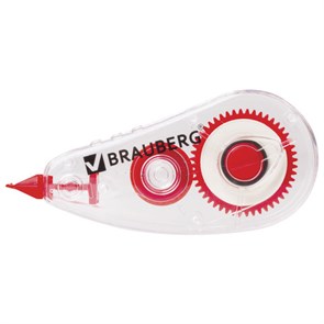 {{photo.Alt || photo.Description || 'Корректирующая лента BRAUBERG RED POWER, 5 мм х 6 м, корпус прозрачный, механизм перемотки, европодвес, 220641'}}