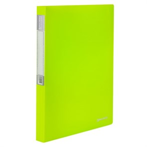 {{photo.Alt || photo.Description || 'Папка 40 вкладышей BRAUBERG "Neon", 25 мм, неоновая, зеленая, 700 мкм, 227452'}}