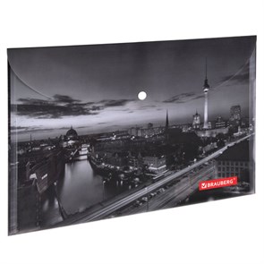 {{photo.Alt || photo.Description || 'Папка-конверт с кнопкой BRAUBERG "NIGHT CITY", А4, 160 мкм, цветная печать, 228033'}}