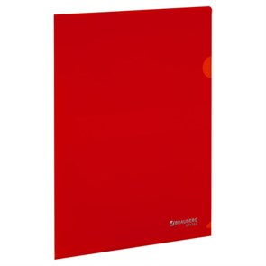 {{photo.Alt || photo.Description || 'Папка-уголок жесткая А4, красная, 0,15 мм, BRAUBERG EXTRA, 271703'}}