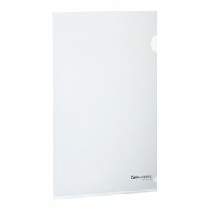 {{photo.Alt || photo.Description || 'Папка-уголок плотная BRAUBERG SUPER, 0,18 мм, прозрачная, 270478'}}