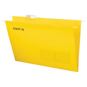 {{photo.Alt || photo.Description || 'Подвесные папки A4/Foolscap (404х240 мм) до 80 л., КОМПЛЕКТ 10 шт., желтые, картон, STAFF, 270935'}}