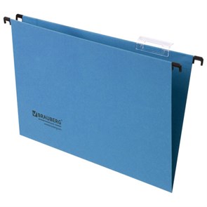 {{photo.Alt || photo.Description || 'Подвесные папки А4/Foolscap (406х245 мм), до 80 листов, КОМПЛЕКТ 10 шт., синие, картон, BRAUBERG (Италия), 231793'}}