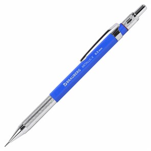 {{photo.Alt || photo.Description || 'Карандаш механический 0,5 мм, HB, BRAUBERG METALLIC X-05, металлические детали, 181974'}}