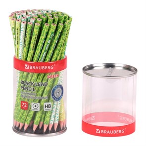 {{photo.Alt || photo.Description || 'Карандаш чернографитный BRAUBERG "GREEN", 1 шт., HB, пластиковый, корпус ассорти, 181745'}}
