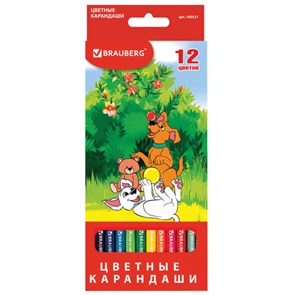 {{photo.Alt || photo.Description || 'Карандаши цветные BRAUBERG "My lovely dogs", 12 цветов, шестигранные, грифель 3 мм, натуральное дерево, 180531'}}
