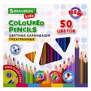 {{photo.Alt || photo.Description || 'Карандаши цветные BRAUBERG KIDS NEW, 50 цветов, трехгранные, грифель 3 мм, 182004'}}