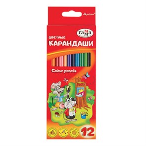 {{photo.Alt || photo.Description || 'Карандаши цветные ГАММА "Мультики", 12 цветов, трехгранные, натуральное дерево, 290122_12'}}