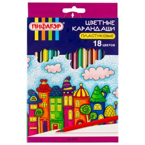{{photo.Alt || photo.Description || 'Карандаши цветные ПИФАГОР "СКАЗОЧНЫЙ ГОРОД", 18 цветов, шестигранные, 181584'}}