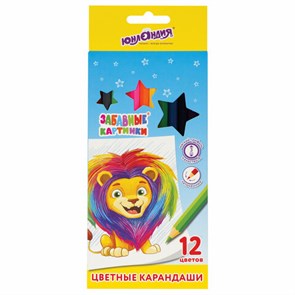 {{photo.Alt || photo.Description || 'Карандаши цветные ЮНЛАНДИЯ "ЗАБАВНЫЕ КАРТИНКИ", 12 цветов, шестигранные, грифель 3 мм, натуральное дерево, 181643'}}