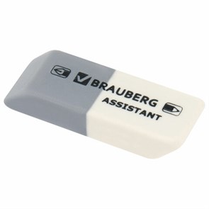 {{photo.Alt || photo.Description || 'Ластик BRAUBERG "Assistant", 41х14х8 мм, серо-белый, прямоугольный, скошенные края, 222461'}}