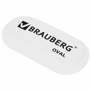 {{photo.Alt || photo.Description || 'Ластик BRAUBERG "Oval", 55х23х10 мм, белый, овальный, 222471'}}