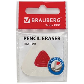 {{photo.Alt || photo.Description || 'Ластик BRAUBERG "Trios PRO", 36х36х9 мм, белый, треугольный, красный пластиковый держатель, 229559'}}