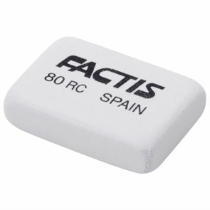 {{photo.Alt || photo.Description || 'Ластик FACTIS 80 RC (Испания), 28х20х7 мм, белый, прямоугольный, CNF80RC'}}