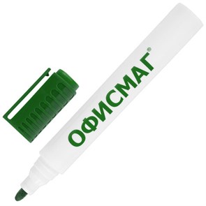 {{photo.Alt || photo.Description || 'Маркер стираемый для белой доски ЗЕЛЕНЫЙ, ОФИСМАГ, круглый наконечник, 3 мм, 152221'}}