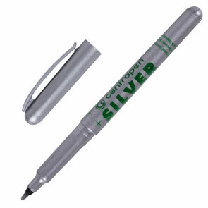 {{photo.Alt || photo.Description || 'Маркер для декорирования СЕРЕБРЯНЫЙ CENTROPEN, круглый наконечник, 1 мм, 2670, 6 2670 0194'}}