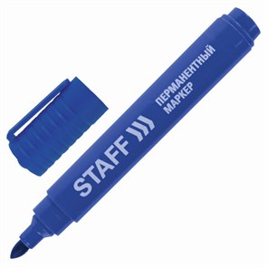 {{photo.Alt || photo.Description || 'Маркер перманентный STAFF Basic PM-733, СИНИЙ, круглый наконечник 2,5 мм, 150732'}}