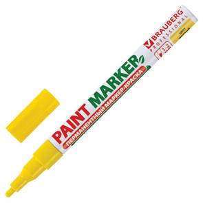 {{photo.Alt || photo.Description || 'Маркер-краска лаковый (paint marker) 2 мм, ЖЕЛТЫЙ, БЕЗ КСИЛОЛА (без запаха), алюминий, BRAUBERG PROFESSIONAL, 150863'}}