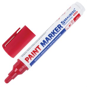{{photo.Alt || photo.Description || 'Маркер-краска лаковый (paint marker) 6 мм, КРАСНЫЙ, НИТРО-ОСНОВА, BRAUBERG PROFESSIONAL PLUS EXTRA, 151452'}}
