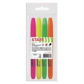 {{photo.Alt || photo.Description || 'Набор текстовыделителей STAFF "Manager" HL-238, 4 шт., АССОРТИ, линия 1-3 мм, 151244'}}