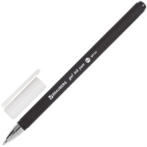 {{photo.Alt || photo.Description || 'Ручка гелевая BRAUBERG "Matt Gel", ЧЕРНАЯ, корпус soft-touch, узел 0,5 мм, линия 0,35 мм, 142944'}}