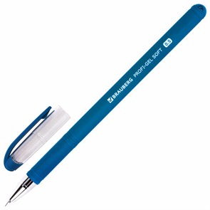 {{photo.Alt || photo.Description || 'Ручка гелевая BRAUBERG "Profi-Gel SOFT", СИНЯЯ, линия письма 0,4 мм, стандартный наконечник 0,5 мм, прорезиненный корпус SOFT-TOUCH, 144130'}}