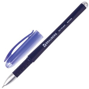 {{photo.Alt || photo.Description || 'Ручка гелевая с грипом BRAUBERG "Impulse", СИНЯЯ, игольчатый узел 0,5 мм, линия письма 0,35 мм, 141182'}}