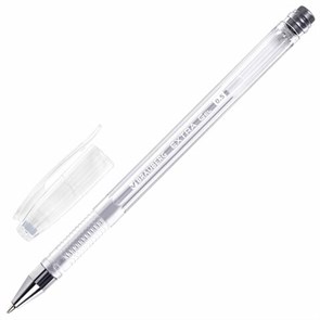 {{photo.Alt || photo.Description || 'Ручка гелевая СЕРЕБРИСТАЯ BRAUBERG "EXTRA SILVER", корпус прозрачный, 0,5 мм, линия 0,35 мм, 143913'}}
