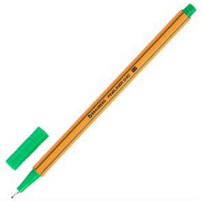 {{photo.Alt || photo.Description || 'Ручка капиллярная (линер) ЗЕЛЕНАЯ, BRAUBERG "FINE 040", шестигранная, линия письма 0,4 мм, 144144'}}