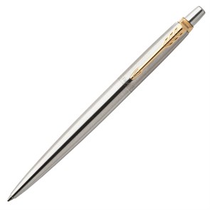 {{photo.Alt || photo.Description || 'Ручка гелевая PARKER "Jotter Stainless Steel GT", корпус серебристый, позолоченные детали, черная, 2020647'}}