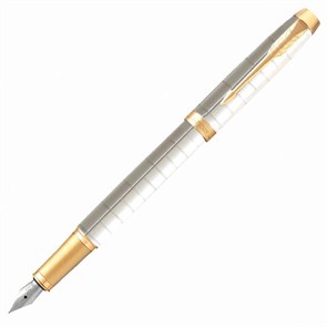 {{photo.Alt || photo.Description || 'Ручка перьевая PARKER "IM Premium Pearl GT", корпус жемчужный лак, позолоченные детали, синяя, 2143649'}}