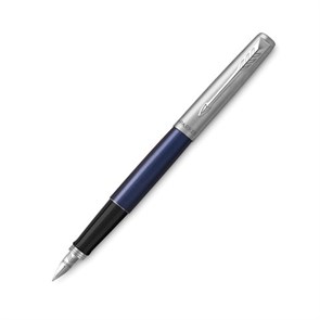 {{photo.Alt || photo.Description || 'Ручка перьевая PARKER "Jotter Royal Blue CT", корпус синий, детали из нержавеющей стали, синяя, 2030950'}}