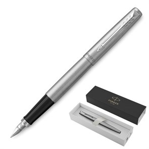 {{photo.Alt || photo.Description || 'Ручка перьевая PARKER "Jotter Stainless Steel CT", корпус серебристый, детали хром, синяя, 2030946'}}