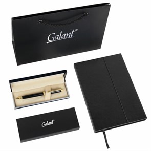 {{photo.Alt || photo.Description || 'Ручка шариковая GALANT "Black", корпус черный, ежедневник недатированный А5 черный, пакет, 880904'}}