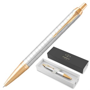 {{photo.Alt || photo.Description || 'Ручка шариковая PARKER "IM Premium Pearl GT", жемчужный лак, позолота, синяя, 2143643'}}