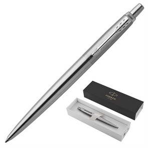 {{photo.Alt || photo.Description || 'Ручка шариковая PARKER "Jotter Core Stainless Steel CT", корпус серебристый, детали хром, синяя, 1953170'}}