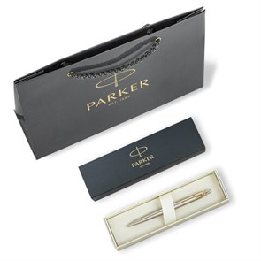 {{photo.Alt || photo.Description || 'Ручка шариковая PARKER "Jotter Core Stainless Steel GT", пакет, 880887'}}