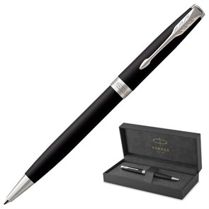 {{photo.Alt || photo.Description || 'Ручка шариковая PARKER "Sonnet Core Matt Black CT", черный матовый лак, палладий, черная, 1931524'}}