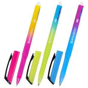 {{photo.Alt || photo.Description || 'Ручка стираемая гелевая BRAUBERG "Grade", СИНЯЯ, soft-touch, узел 0,7 мм, линия письма 0,5 мм, 144208'}}