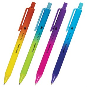 {{photo.Alt || photo.Description || 'Ручка шариковая автоматическая BRAUBERG "Grade", корпус soft-touch, СИНЯЯ, пишущий узел 0,7 мм, линия письма 0,35 мм, 144205'}}
