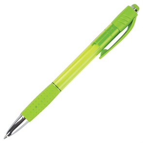 {{photo.Alt || photo.Description || 'Ручка шариковая автоматическая с грипом BRAUBERG SUPER, СИНЯЯ, корпус зеленый, пишущий узел 0,7 мм, линия письма 0,35 мм, 143370'}}
