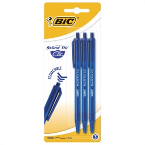 {{photo.Alt || photo.Description || 'Ручки шариковые автоматические BIC "Round Stic Clic", НАБОР 3 шт., СИНИЕ, линия письма 0,32 мм, блистер, 926374'}}