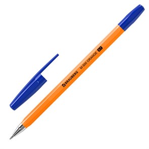 {{photo.Alt || photo.Description || 'Ручка шариковая BRAUBERG "M-500 ORANGE", СИНЯЯ, корпус оранжевый, узел 0,7 мм, линия письма 0,35 мм, 143448'}}