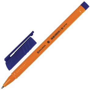 {{photo.Alt || photo.Description || 'Ручка шариковая BRAUBERG "Solar", СИНЯЯ, трехгранная, корпус оранжевый, узел 1 мм, линия письма 0,5 мм, 142402'}}