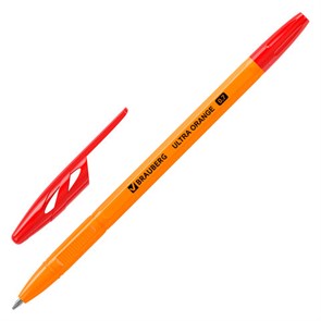 {{photo.Alt || photo.Description || 'Ручка шариковая BRAUBERG "ULTRA ORANGE", КРАСНАЯ, узел 0,7 мм, чернила ГЕРМАНИЯ, наконечник ШВЕЙЦАРИЯ, 143564'}}