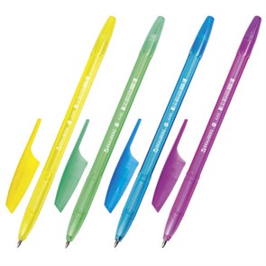 {{photo.Alt || photo.Description || 'Ручка шариковая BRAUBERG "X-333" NEON, СИНЯЯ, корпус тонированный ассорти, узел 0,7 мм, линия письма 0,35 мм, 142829'}}