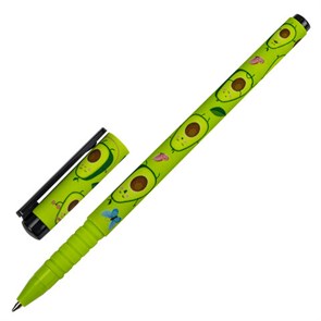 {{photo.Alt || photo.Description || 'Ручка шариковая BRAUBERG SOFT TOUCH GRIP "AVOCADO", СИНЯЯ, мягкое покрытие, узел 0,7 мм, 143716'}}
