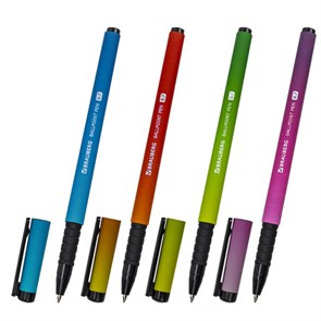 {{photo.Alt || photo.Description || 'Ручка шариковая BRAUBERG SOFT TOUCH GRIP "GRADE NEON", СИНЯЯ, мягкое покрытие, ассорти, узел 0,7 мм, 143710'}}