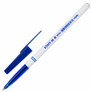 {{photo.Alt || photo.Description || 'Ручка шариковая STAFF "Basic BP-244", СИНЯЯ, корпус белый, узел 0,7 мм, линия письма 0,35 мм, 142286'}}